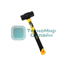 Кувалда Deli DL447004 1,8кг, рукоятка из высокопрочного стекловолокна