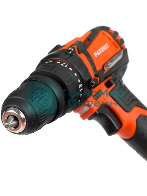 Дрель-шуруповерт Patriot BR 203UES, 20 В, 2 Ач, 30 Нм, щеточный