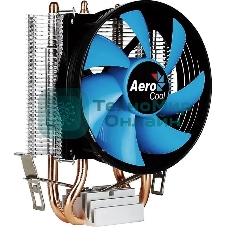 Кулер для процессора AeroCool/Formula Verkho 2 серебристый, 90 мм, алюминий/медь, 2000 об/мин, 25 дБ, 4 pin, 110 Вт, 125 мм