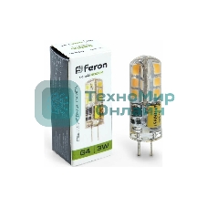 Лампа светодиодная Feron LB-422 3W 12V G4 4000K