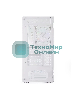 Компьютерный корпус ABR Quantum белый (1хUSB Type-C, 2хUSB 2.0, HD Audio, 4xRGb Fan, ATX, E-ATX)