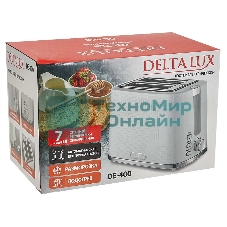 Тостер DELTA LUX DE-400 белый