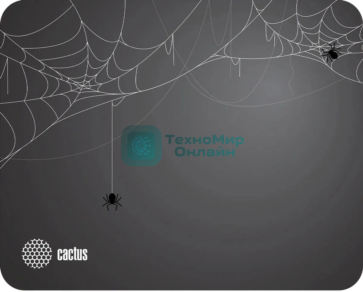 Коврик для мыши Cactus Spider gray 250x200x3мм (CS-MP-D13S)