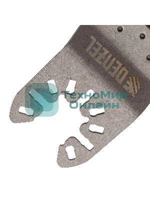 Насадка для МФИ Denzel режущая пазовая прямая, HCS, по дереву, 20 х 1,4 мм, мелкий зуб