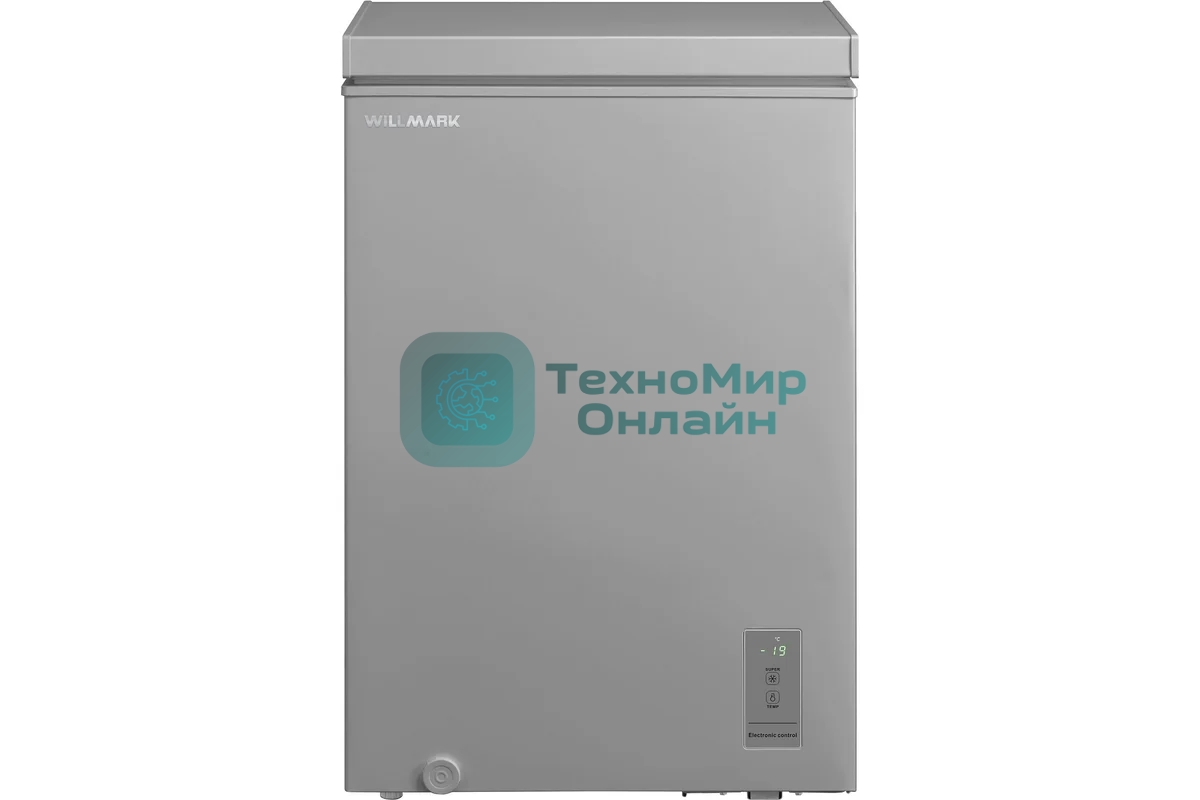 Морозильный ларь Willmark CF-140IDG серый, 99л
