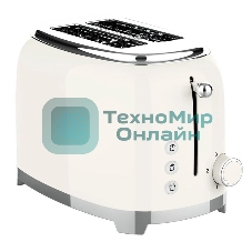 Тостер Tesler TT-260, бежевый, 815 Вт, 2 слота