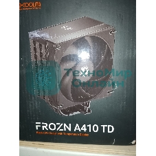 (Поврежденная упаковка) Вентилятор для процессора ID-COOLING FROZN A410 TD (Soc-AM4/AM5/115X/1200/1700/1851, Al, PWM 2000rpm, 29.8 dB, 120mm, 4 pin, 220Wt) (F