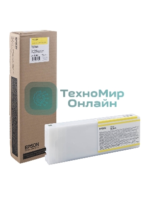 Картридж струйный Epson C13T636400 желтый (700 мл) для Stylus 7700, 7890, 7900, 9700, 9890, 9900, WT7900