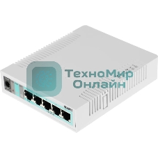 Коммутатор MikroTik CSS106-5G-1S 5PORT 1000M