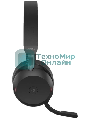 Гарнитура Jabra Evolve2 75 чёрный, беспроводная + проводная, Bluetooth, до 24 ч