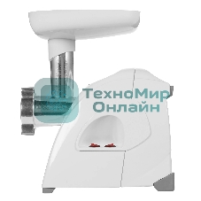Мясорубка электрическая Аксион М641.04 белый, 2000 Вт, 3.0 кг/мин, реверс, защита от перегрузки, насадки - 6