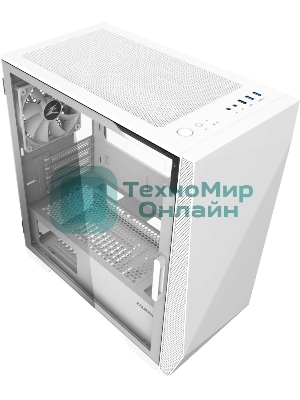Компьютерный корпус MiniTower Zalman Z1 Iceberg белый (mATX, window, FRONT 2x120мм, REAR 1x120мм, без БП) (Z1 Iceberg белый)