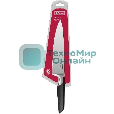 Нож Rondell Brando RD-1436 стальной поварской лезв. 200 мм черный блистер