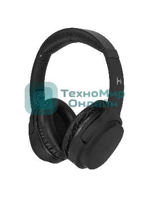 Беспроводные/проводные наушники Harper HB-707 черный, накладные, Bluetooth + проводной, складная конструкция, до 8 ч