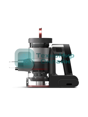 Пылесос вертикальный BQ VCA1005W Aqua Pro PREMIUM серый, питание от аккумулятора, 220 Вт, уборка сухая/влажная, пылесборник 0.5 л