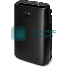 Климатический комплекс Sharp KIN41RH черный, 28 м², 2.7 л, HEPA-фильтр, угольный фильтр, ионизация Plasmacluster, гигростат