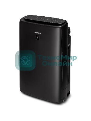 Климатический комплекс Sharp KIN41RH черный, 28 м², 2.7 л, HEPA-фильтр, угольный фильтр, ионизация Plasmacluster, гигростат