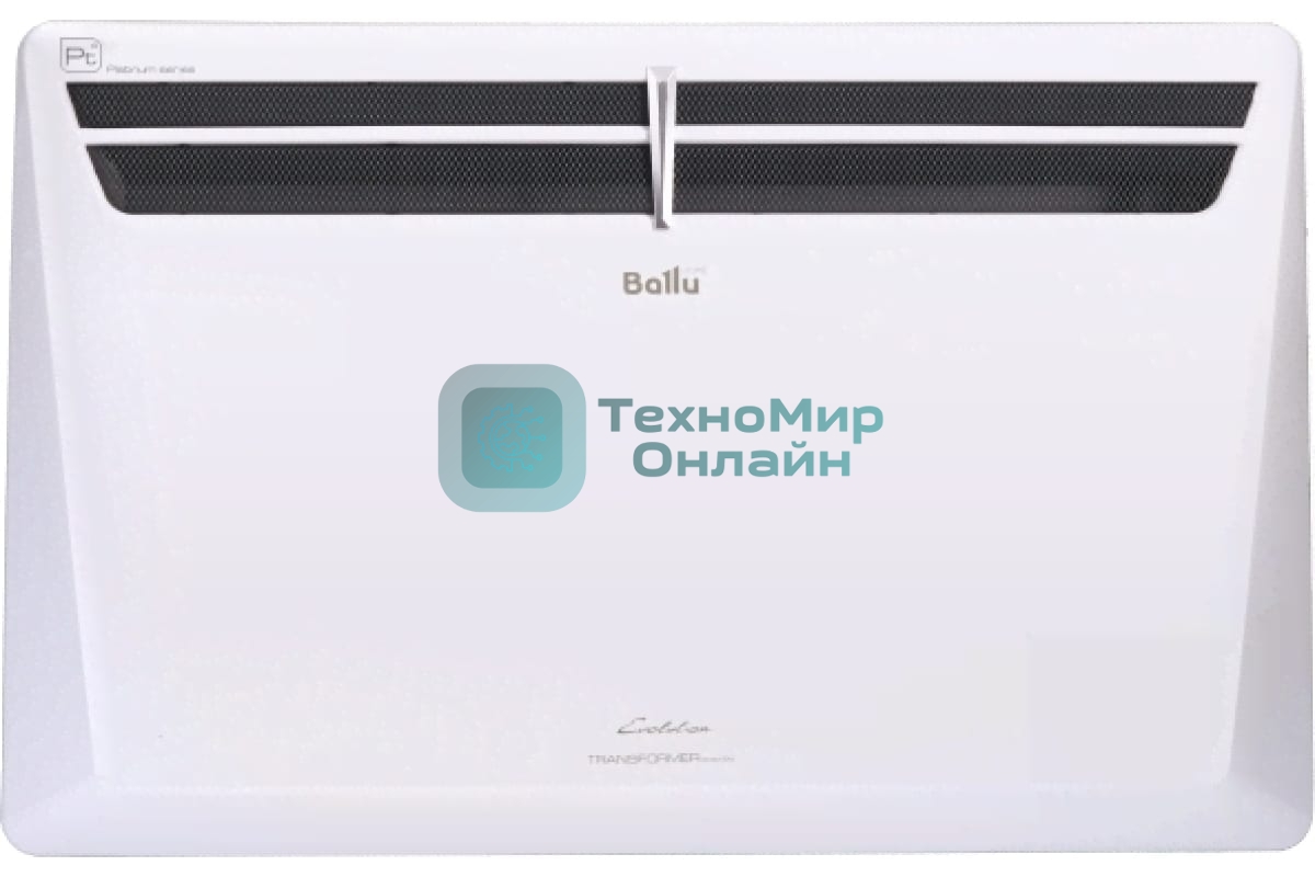 Отопительный модуль конвектора Ballu Evolution Transformer BEC/EVU-2000 белый, 2000 Вт, 25 м2 (для работы конвектора требуется блок управления)