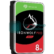 Жесткий диск Seagate SATA-III 8Tb ST8000NT001 NAS Ironwolf Pro 512E (7200rpm) 256Mb 3.5