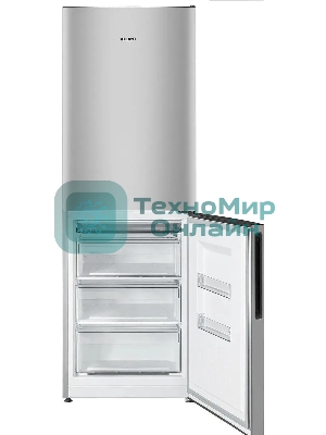 Холодильник Atlant ХМ-4619-181 серебристый двухкамерный 182/119л морозилка снизу