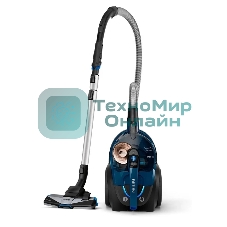 Пылесос Philips FC9733/01 синий/черный, 470/2100 Вт, уборка сухая, пылесборник контейнер, 2 л