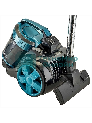 Пылесос DELTA DL-0852 черный/бирюзовый, 350/2200 Вт, уборка сухая, пылесборник контейнер, 4 л
