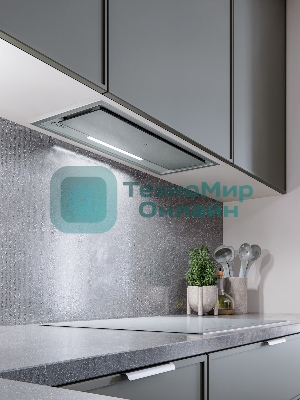 Вытяжка кухонная встраиваемая LEX Hyper 600 GS GR серый, управление сенсорное (1 мотор)