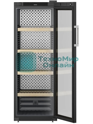 Винный шкаф Liebherr WPbli 5031 черный, 426 л, 1 отсек, 196 бут., класс F