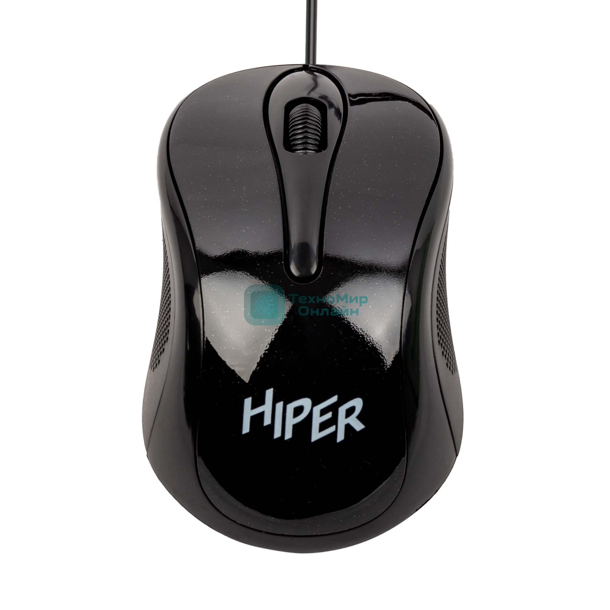 Мышь проводная HIPER HOM-031 черный, 1000 dpi, USB, кнопки - 3