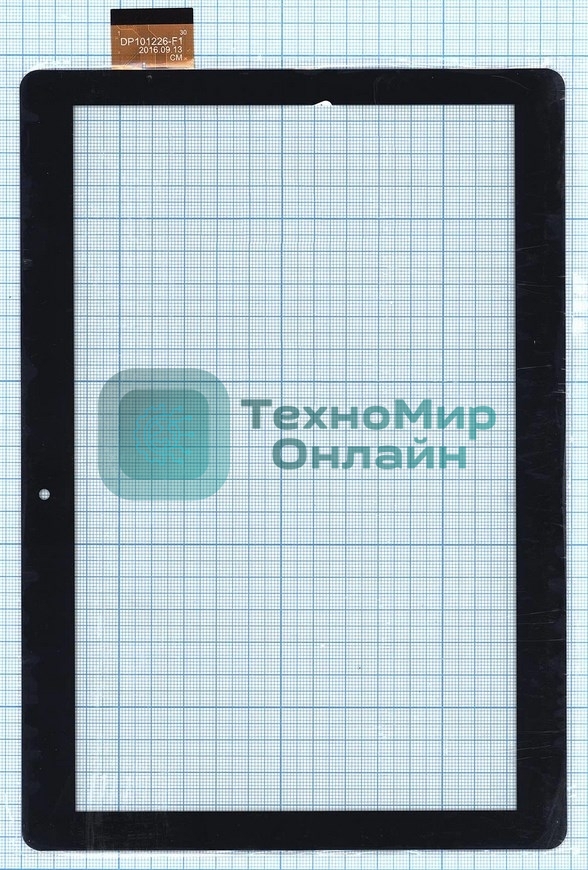 Сенсорное стекло (тачскрин) для Digma CITI 1510 DP101226-F1, черное