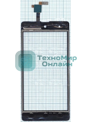 Сенсорное стекло (тачскрин) для Micromax Q349 Canvas Selfie 4, черное