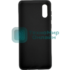 Чехол (клип-кейс) BoraSCO Silicone Case для Samsung Galaxy A02 черный