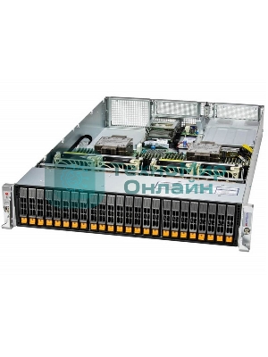 Серверная платформа SuperMicro SYS-221H-TN24R 2U Hyper with 24 hot-swap 2.5
