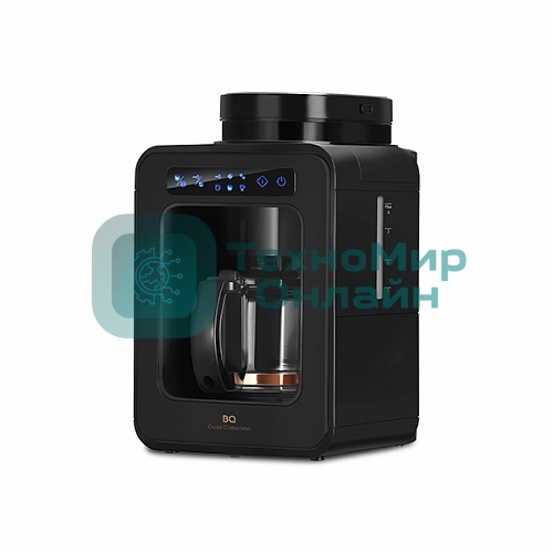 Кофеварка капельная BQ CM7000 Black-Rose Gold со встроенной кофемолкой, исп. кофе - молотый/зерновой, 0.6 л, 600 Вт.