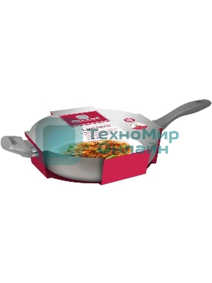 Сотейник Rondell Lumiere RDA-596, 26 см, с крышкой, серый