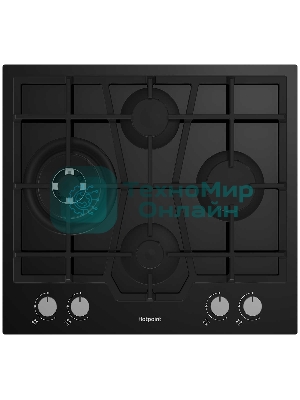 Газовая варочная поверхность Hotpoint HG 62FD/BK черный