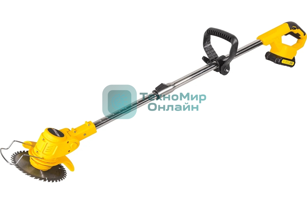 Триммер аккамуляторный Huter GET-20M-2Li, 20 В, 2 Ач