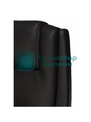 Кресло Бюрократ DUKE черный, кожа