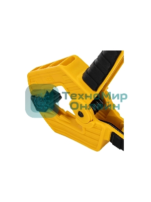 Струбцина клещеобразная Denzel усиленная 80 х 60 мм, двухкомпонентные рукоятки