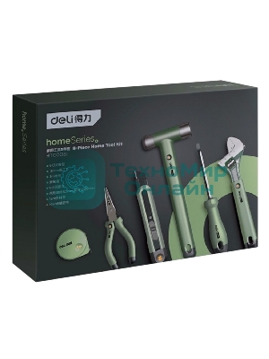 Набор ручного инструмента Home Series Green Deli HT0008L 8 предметов