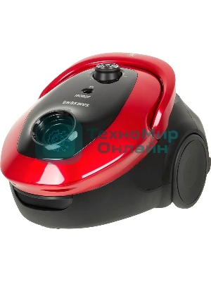 Пылесос Samsung VC20M257AWR красный, 460/2000 Вт, уборка сухая, пылесборник мешок 2.5 л