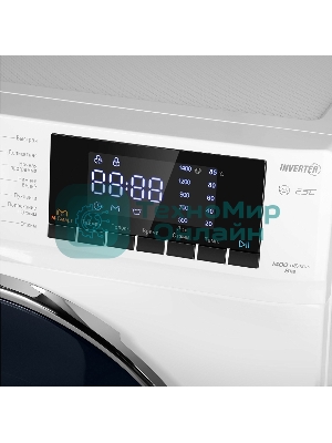 Стиральная машина Maunfeld MFWM148WH02 белый, загрузка фронтальная 8 кг, 1400 об/мин., класс: А+++