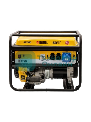 Электрогенератор бензиновый Denzel GE 7900, 6.5 кВт, 97 дБ, 74 кг