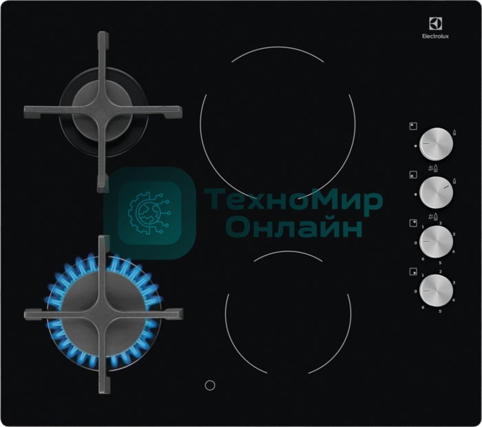 Газовая варочная поверхность Electrolux EGE6172NOK черный