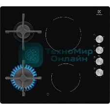 Газовая варочная поверхность Electrolux EGE6172NOK черный