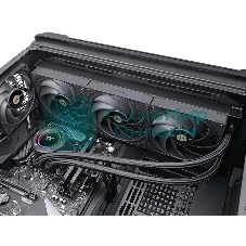 Система жидкостного охлаждения Thermaltake Toughliquid 360 Ex Pro ARGB Soc-AM5/AM4/1151/1200/1700 черный 4-pin 22.6dB Al+Cu Ret (CL-W400-PL12BL-A)