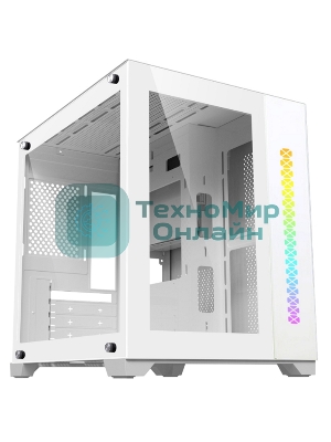 Компьютерный корпус Ginzzu V400 RGb белый