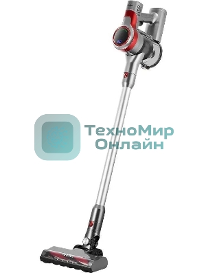 Пылесос ручной Kitfort КТ-5282, 200Вт, серый/красный