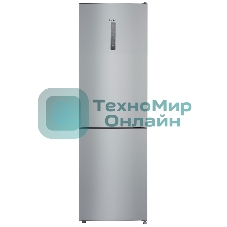 Холодильник Haier CEF535ASD серебристый двухкамерный, 241/105л, морозилка снизу, No Frost