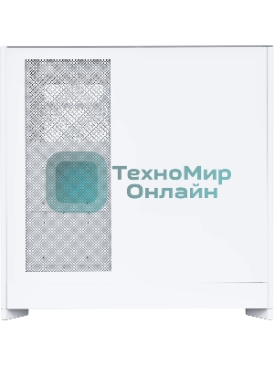 Компьютерный корпус Montech HS01 PRO белый без БП ATX 5x120мм 2xUSB 3.0 1xUSB3.1 audio